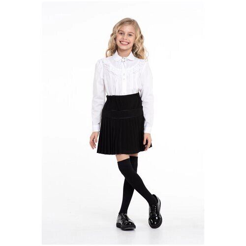 Школьная юбка Инфанта, мини, размер 128-60, черный