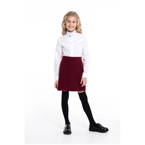 Школьная юбка Инфанта, размер 134/60, бордовый