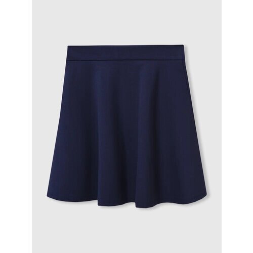 Школьная юбка UNITED COLORS OF BENETTON, плиссированная, мини, размер 160 (EL), синий