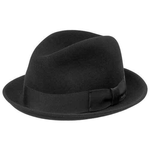 Шляпа федора Bailey, шерсть, утепленная, размер 59, черный
