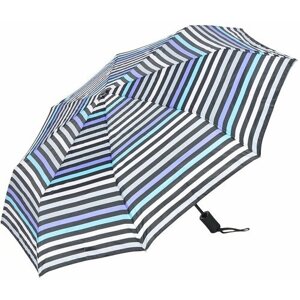 Смарт-зонт Rossini, автомат, купол 98 см., 8 спиц, обратное сложение, чехол в комплекте, для мужчин, синий, белый