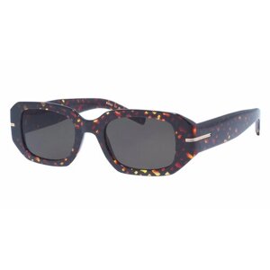 Солнцезащитные очки BOSS, прямоугольные, с защитой от УФ, для женщин, коричневый