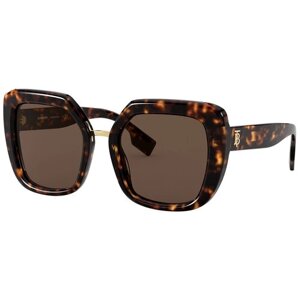 Солнцезащитные очки Burberry, квадратные, для женщин, коричневый