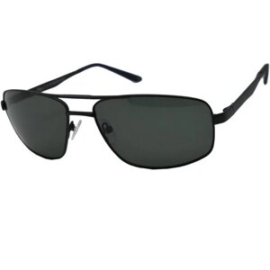 Солнцезащитные очки Elfspirit, прямоугольные, оправа: металл, ударопрочные, с защитой от УФ, устойчивые к появлению царапин, поляризационные, для мужчин, черный