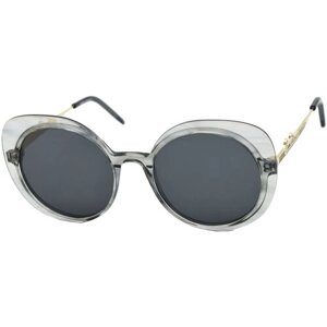 Солнцезащитные очки Enni Marco, бабочка, с защитой от УФ, поляризационные, для женщин, серый