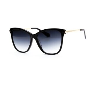 Солнцезащитные очки Enni Marco, кошачий глаз, оправа: пластик, для женщин, черный