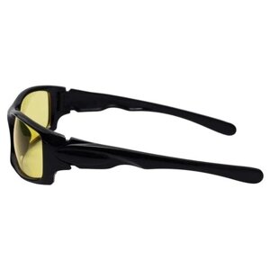 Солнцезащитные очки Мастер К., узкие, оправа: пластик, поляризационные, для мужчин, черный