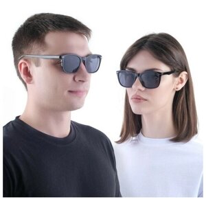 Солнцезащитные очки Мастер К., вайфареры, градиентные, с защитой от УФ, черный