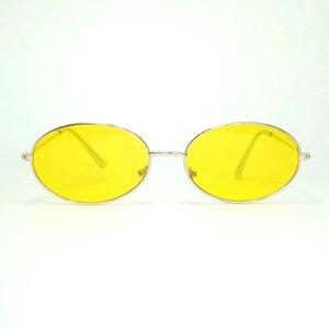 Солнцезащитные очки Matt, желтый, серебряный