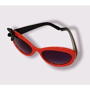 Солнцезащитные очки Очки детские.(ЦВеток)-красный, красный
