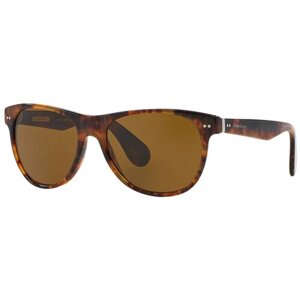 Солнцезащитные очки Ralph Lauren, квадратные, коричневый