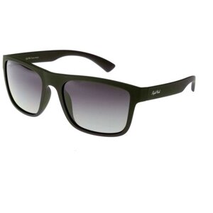 Солнцезащитные очки StyleMark, прямоугольные, оправа: пластик, поляризационные, с защитой от УФ, градиентные, устойчивые к появлению царапин, для мужчин