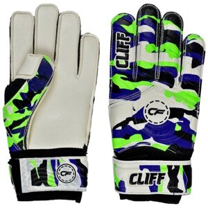 Вратарские перчатки Cliff, регулируемые манжеты, размер 7, синий