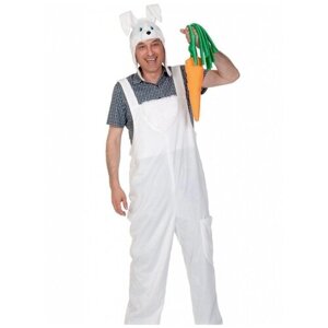Взрослый костюм белого зайца (6545) 52-54