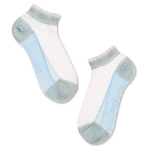 Женские носки Conte Elegant укороченные, размер 23, голубой