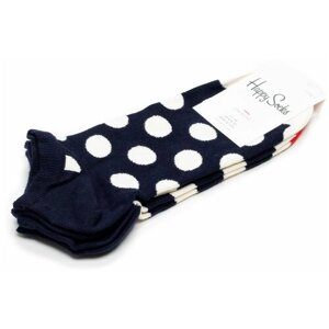 Женские носки Happy Socks укороченные, фантазийные, размер 36-40, черный