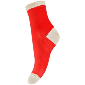 Женские носки Mademoiselle средние, 20 den, размер UNICA, красный