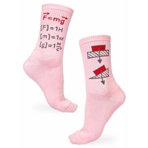 Женские носки , размер 35-40, розовый