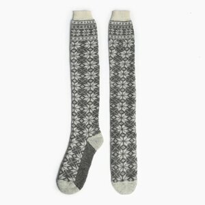Женские носки Стильная шерсть, размер 38, серый