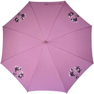 Зонт-трость Airton, полуавтомат, купол 104 см., 8 спиц, для женщин, розовый