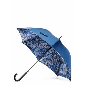 Зонт-трость ELEGANZZA, полуавтомат, купол 101 см, для женщин, синий