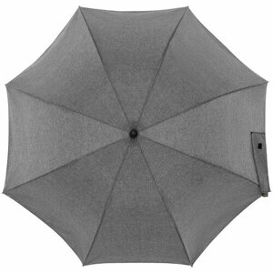 Зонт-трость Indivo, полуавтомат, купол 102 см, серый