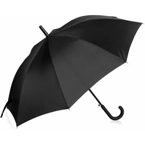 Зонт-трость механика, черный