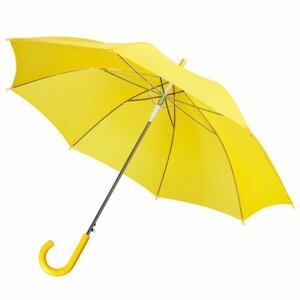 Зонт-трость molti, полуавтомат, 8 спиц, для женщин, желтый