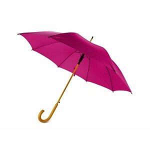 Зонт-трость полуавтомат, для мужчин, фуксия