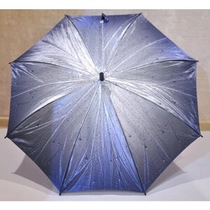 Зонт-трость полуавтомат, купол 85 см., фиолетовый