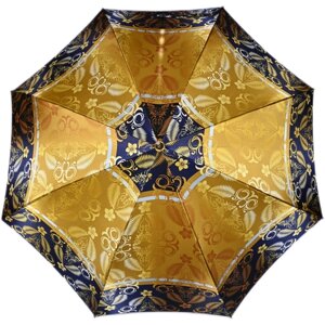 Зонт-трость ZEST, полуавтомат, купол 105 см., 8 спиц, для женщин, золотой