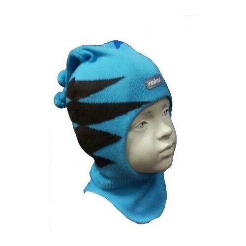 Балаклава шлем Reima для мальчиков демисезонная, размер 46, голубой