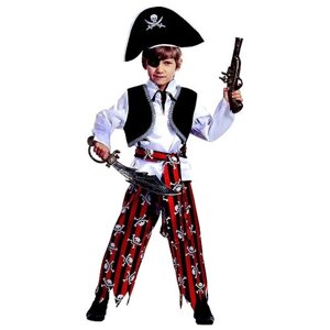 Батик Карнавальный костюм Пират, рост 104 см 7012-104-52