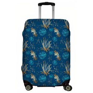 Чехол для чемодана LeJoy, полиэстер, размер S, желтый, голубой