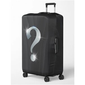 Чехол для чемодана , размер M, черный