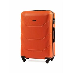 Чемодан чемоданоранl, размер L, оранжевый