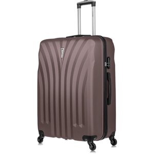 Чемодан L'case Phuket, ABS-пластик, 133 л, размер L, коричневый