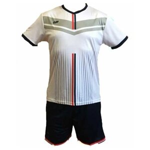 Форма Cliff футбольная, шорты и футболка, размер 2XL, белый, черный