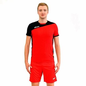 Форма Kelme волейбольная, футболка и шорты, размер 2XL, черный, красный