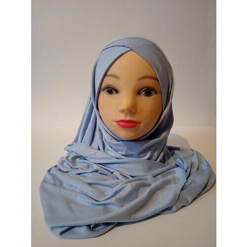 Хиджаб Хиджаб MARYAM, размер 56, голубой