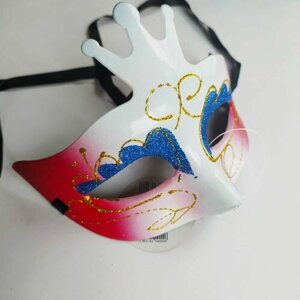 Карнавальная маска декоративная "Цветная корона"