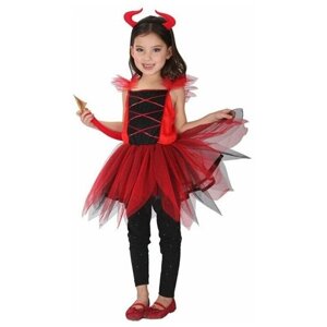 Карнавальный костюм Дьяволицы детский для девочки