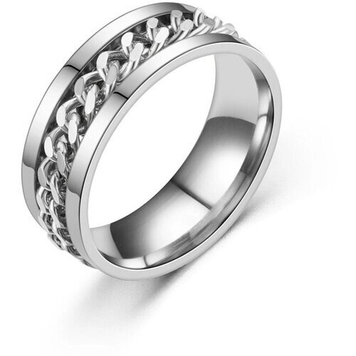 Кольцо-кулон, размер 21, серебряный