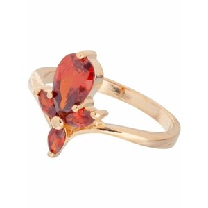 Кольцо Lotus Jewelry, гранат, размер 19, красный