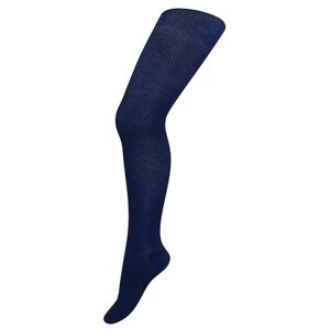 Колготки PARA socks для девочек, ажурные, размер 134-140, синий