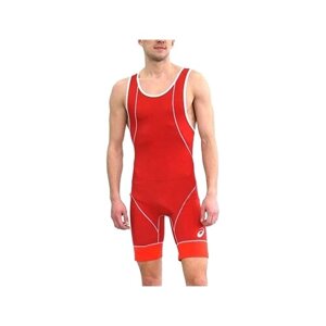 Комбинезон ASICS Wrestling Singlet, размер 4XL, красный