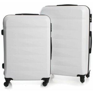 Комплект чемоданов Feybaul, 94 л, размер L, белый