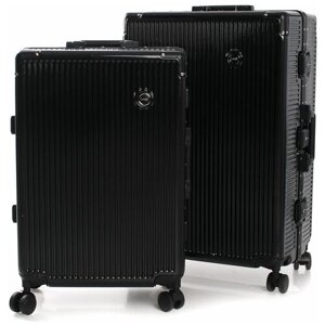 Комплект чемоданов Leegi, 2 шт., черный