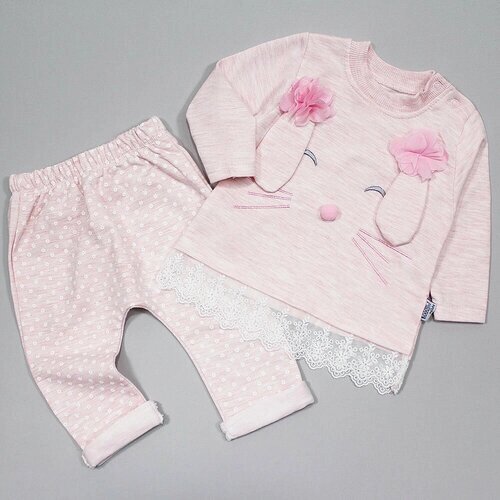 Комплект одежды Baby Hi, размер 80 см (12-18 м), розовый