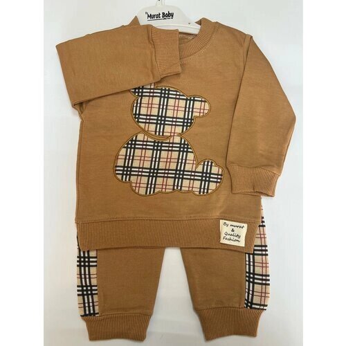 Комплект одежды By Murat Baby, размер 86, коричневый